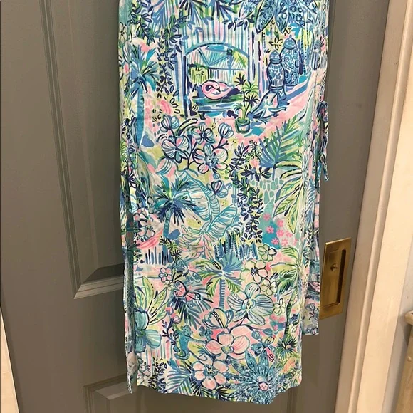 Little Lilly Pulitzer “Lilly’s House” Blue Floral Maxi Dress
